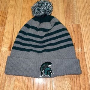 Michigan State Beanie For Winter Green All Sizes